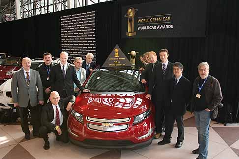 Chevrolet - Chevrolet Volt premiata con «2011 World Green Car» width=